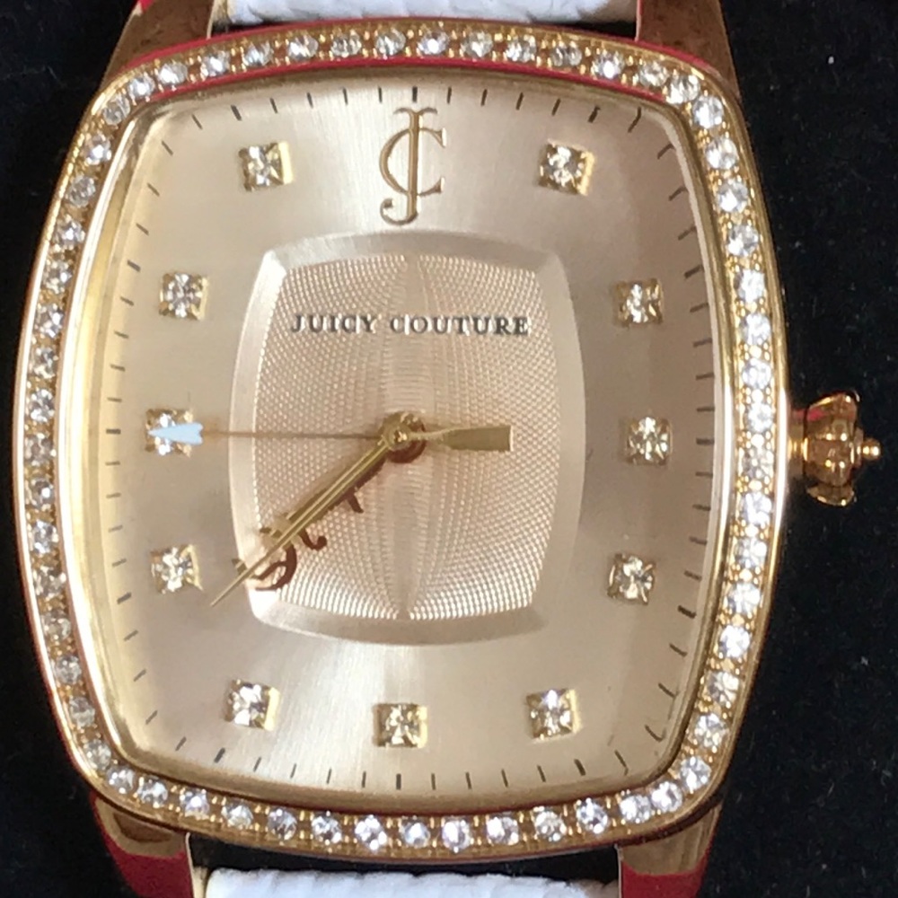 JUICY COUTURE Watch NWT 🎁 GIFTABLE in Box Alligator Leather Band
